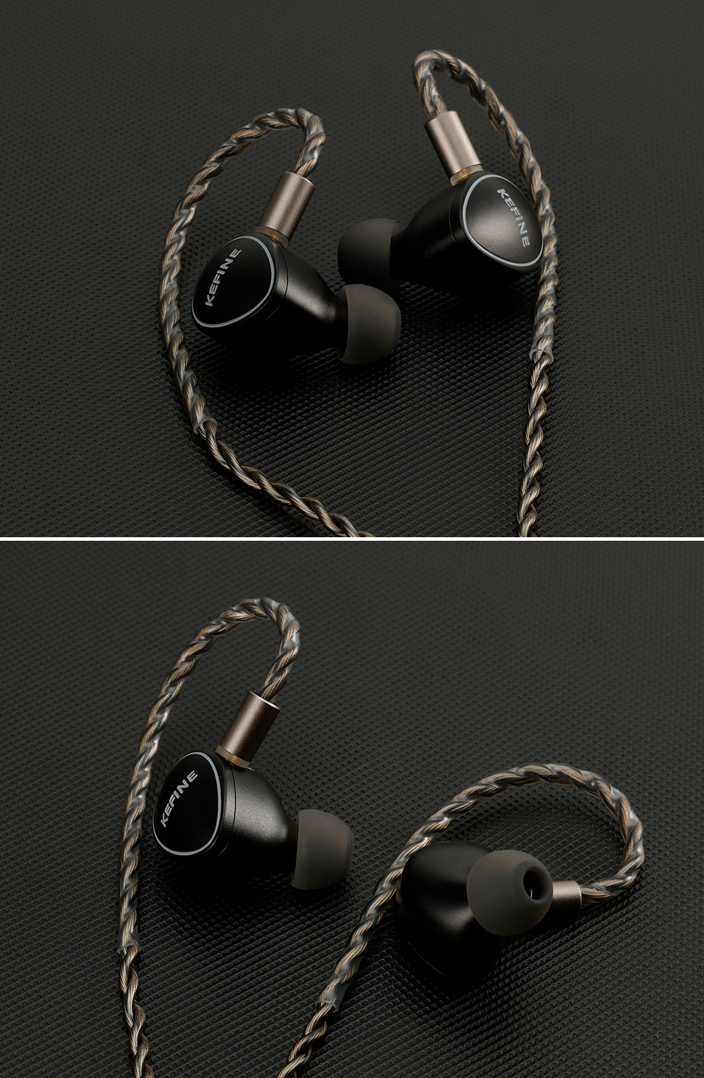 Quatio - 2DD + 2BA Hybrid Hifi Earphone-Kefine
